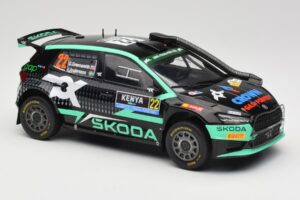 Skoda Fabia Rally2 #22 Toksport G. Greensmith / J. Andersson Safari Rally Kenya 2024 IXO 1:18 18RMC209 Metall – Bild 4 von 6