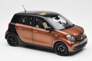 Smart Forfour W453 Schwarz Hazel Braun Norev 1:18 B66960299 Metall – Bild 6 von 8