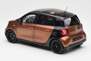 Smart Forfour W453 Schwarz Hazel Braun Norev 1:18 B66960299 Metall – Bild 7 von 8