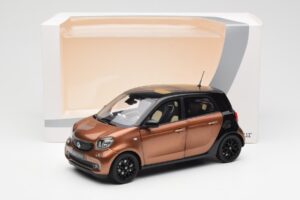 Smart Forfour W453 Schwarz Hazel Braun Norev 1:18 B66960299 Metall – Bild 8 von 8