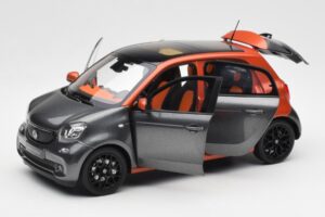 Smart Forfour W453 Lava Orange Graphit Grau Norev 1:18 B66960298 Metall – Bild 2 von 8