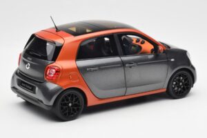 Smart Forfour W453 Lava Orange Graphit Grau Norev 1:18 B66960298 Metall – Bild 3 von 8
