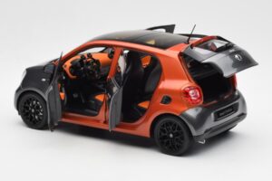 Smart Forfour W453 Lava Orange Graphit Grau Norev 1:18 B66960298 Metall – Bild 5 von 8