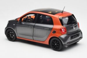 Smart Forfour W453 Lava Orange Graphit Grau Norev 1:18 B66960298 Metall – Bild 7 von 8