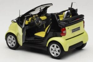 Smart Fortwo 450 Cabrio Gelb Minichamps 1:18 0012889V001C49Q00 Metall – Bild 5 von 8