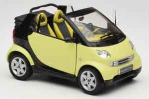 Smart Fortwo 450 Cabrio Gelb Minichamps 1:18 0012889V001C49Q00 Metall – Bild 6 von 8