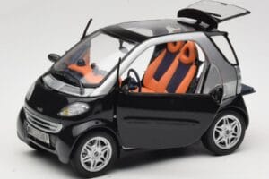 Smart Fortwo Schwarz Kyosho 1:18 0004830V000C08Q00 Metall – Bild 2 von 8