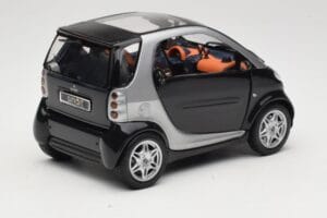 Smart Fortwo Schwarz Kyosho 1:18 0004830V000C08Q00 Metall – Bild 3 von 8