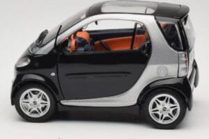 Smart Fortwo Schwarz Kyosho 1:18 0004830V000C08Q00 Metall – Bild 4 von 8
