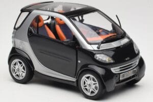 Smart Fortwo Schwarz Kyosho 1:18 0004830V000C08Q00 Metall – Bild 6 von 8