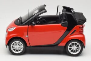 Smart Fortwo W451 Cabrio Rot Schwarz Minichamps 1:18 150036333 Metall – Bild 4 von 8