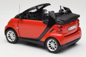 Smart Fortwo W451 Cabrio Rot Schwarz Minichamps 1:18 150036333 Metall – Bild 7 von 8