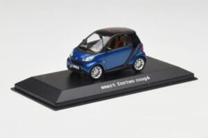 Smart Fortwo Coupe Aqua Blau Metallic & Schwarz Minichamps 1:43 Q0022558V001C77Q00 Metall – Bild 2 von 4