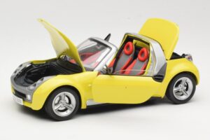 Smart Roadster 452 Gelb Bburago 1:18 34099-M2 Metall – Bild 2 von 8