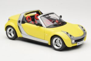 Smart Roadster 452 Gelb Bburago 1:18 34099-M2 Metall – Bild 6 von 8