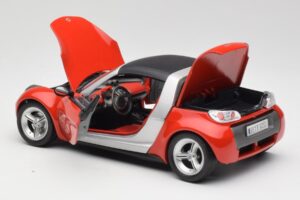 Smart Roadster Rot Bburago 1:18 34099 Metall – Bild 5 von 8