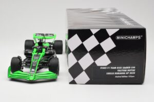 Stake F1 Team Kick Sauber C44 #77 V. Bottas Emilia Romagna GP 2024 Minichamps 1:18 117240177 Metall – Bild 3 von 7