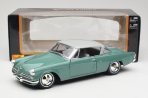 Studebaker Starliner Seafoam Grün & Shasta Weiss Maisto 1:18 31651 Metall – Bild 8 von 8