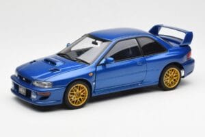 Subaru Impreza 22B Upgraded Version Blau Mit Goldfelgen AUTOart 1:18 78602 Metall