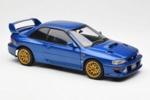 Subaru Impreza 22B Upgraded Version Blau Mit Goldfelgen AUTOart 1:18 78602 Metall – Bild 6 von 8