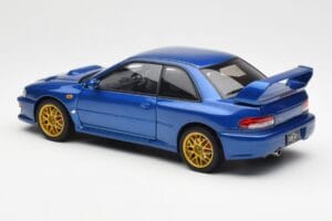 Subaru Impreza 22B Upgraded Version Blau Mit Goldfelgen AUTOart 1:18 78602 Metall – Bild 7 von 8