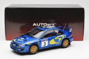 Subaru Impreza WRC #3 C. McRae / N. Grist Safari Rally Winner 1997 AUTOart 1:18 89792 Metall – Bild 8 von 8