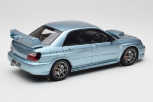 Subaru Impreza WRX STi WR1 GD P. Solberg Edition Ice Blue Metallic Otto 1:18 OT1114 Resin – Bild 2 von 6