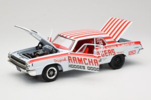 Dodge 330 Super Stock Ramchargers NHRA 1964 Highway 61 1:18 50044 Metall – Bild 2 von 8