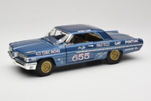 Pontiac Catalina Super Duty Super Stock #655 Blau 1962 Auto World 1:18 AW201/06 Metall