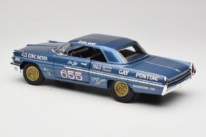 Pontiac Catalina Super Duty Super Stock #655 Blau 1962 Auto World 1:18 AW201/06 Metall – Bild 7 von 8