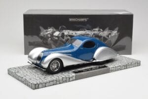 Talbot-Lago T150 C-SS Coupe Blau Silber Minichamps 1:18 107117122 Resin – Bild 6 von 6