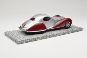 Talbot-Lago T150 C-SS Coupe Silber Rot Minichamps 1:18 107117121 Resin – Bild 2 von 6