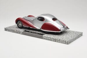 Talbot-Lago T150 C-SS Coupe Silber Rot Minichamps 1:18 107117121 Resin – Bild 5 von 6