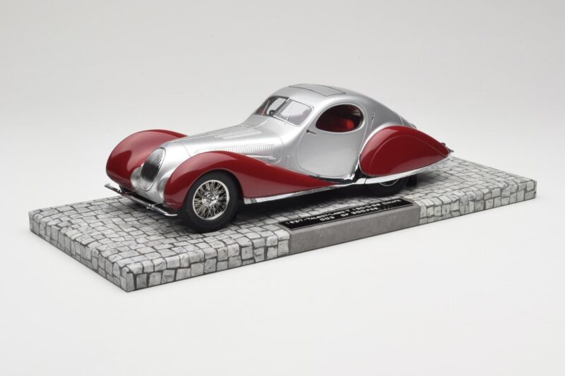 Talbot-Lago T150 C-SS Coupe Silber Rot Minichamps 1:18 107117121 Resin