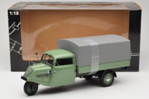 Tempo Dreirad Canvas Grün Minichamps 1:18 180099020 Metall – Bild 8 von 8
