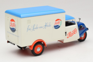 Tempo Dreirad Kastenwagen Pepsi Minichamps 1:18 150099024 Metall – Bild 3 von 8