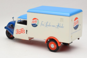 Tempo Dreirad Kastenwagen Pepsi Minichamps 1:18 150099024 Metall – Bild 7 von 8
