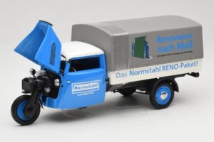 Tempo Hanseat Normstagl Blau Minichamps 1:18 TMP001 Metall – Bild 2 von 8