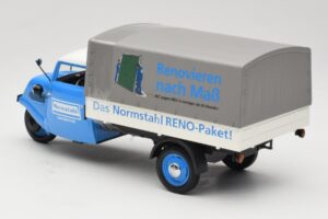 Tempo Hanseat Normstagl Blau Minichamps 1:18 TMP001 Metall – Bild 7 von 8