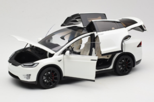 Tesla Model X Weiss OEM 1:18 TESLA001 Metall – Bild 2 von 8