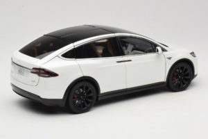 Tesla Model X Weiss OEM 1:18 TESLA001 Metall – Bild 3 von 8
