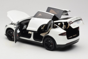 Tesla Model X Weiss OEM 1:18 TESLA001 Metall – Bild 5 von 8