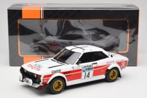 Toyota Celica 2000 GT RA21 #14 P-I. Walfridson RAC Rally 1977 IXO 1:18 18RMC189B Metall – Bild 6 von 6