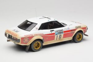 Toyota Celica 2000 GT RA21 #18 J-L. Therier RAC Rally 1977 IXO 1:18 18RMC189C Metall – Bild 2 von 6