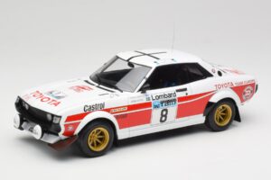 Toyota Celica 2000 GT RA21 #8 H. Mikkola / A. Hertz RAC Rally 1977 IXO 1:18 18RMC189A Metall