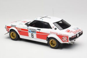 Toyota Celica 2000 GT RA21 #8 H. Mikkola / A. Hertz RAC Rally 1977 IXO 1:18 18RMC189A Metall – Bild 5 von 6