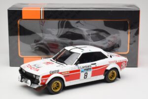Toyota Celica 2000 GT RA21 #8 H. Mikkola / A. Hertz RAC Rally 1977 IXO 1:18 18RMC189A Metall – Bild 6 von 6