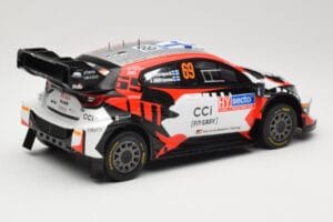 Toyota GR Yaris Rally1 #69 Toyota Gazoo Racing WRT K. Rovanpera / J. Halttunen Rally Finland 2024 IXO 1:18 18RMC218 Metall – Bild 2 von 6