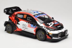 Toyota GR Yaris Rally1 #69 Toyota Gazoo Racing WRT K. Rovanpera / J. Halttunen Rally Finland 2024 IXO 1:18 18RMC218 Metall – Bild 4 von 6