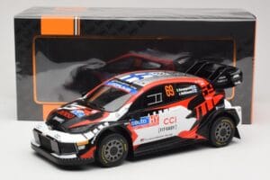 Toyota GR Yaris Rally1 #69 Toyota Gazoo Racing WRT K. Rovanpera / J. Halttunen Rally Finland 2024 IXO 1:18 18RMC218 Metall – Bild 6 von 6